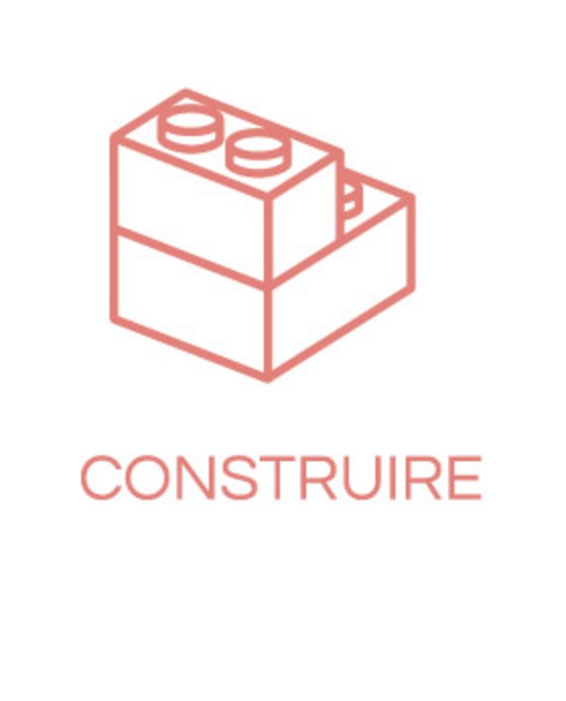 Icône brique pour lien vers page construire