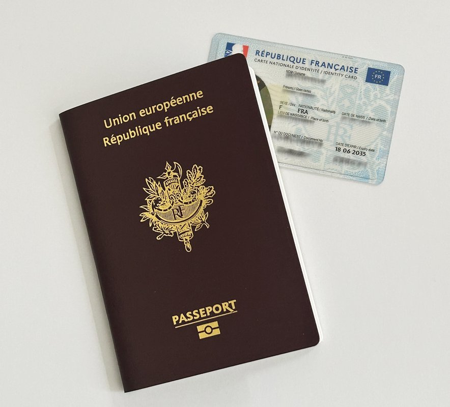 Couverture de passeport et carte d'indentité