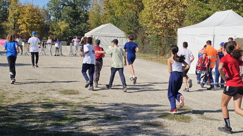 Collègiens participants au cross